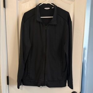 Men's Calvin Klein zip up jacket.  Charcoal Grey